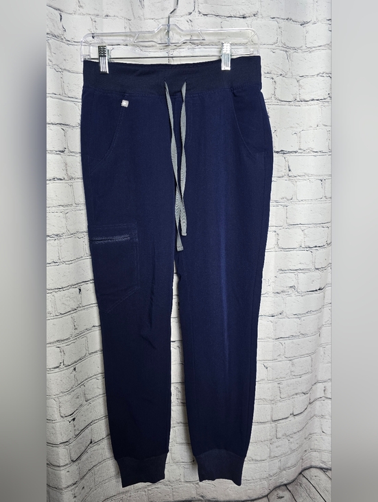 Figs Pants - FIGS Women's Navy Scrub Jogger Pants with Drawstring Size XS